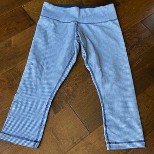 Lululemon Capri rare Gingham Leggings